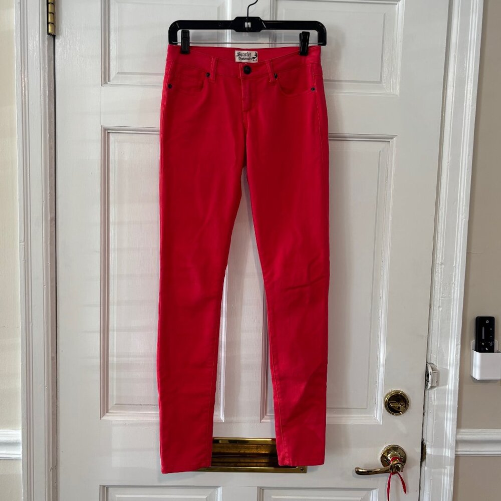 Women's Scarlet Boulevard 5 pocket Low-Rise Skinny Jeans, size 24